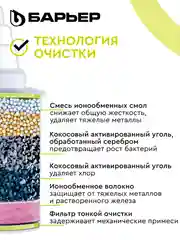 Комплект кассет для фильтров-кувшинов БАРЬЕР Жесткость Железо, 6шт,защита от накипи,железа