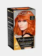 Стойкая краска для волос LOreal Paris Preference Feria, тон 74, манго - интенсивный медный