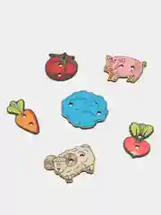 Деревянная игрушка-шнуровка "Ферма"