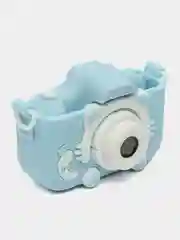 Голубой фотоаппарат детский цифровой