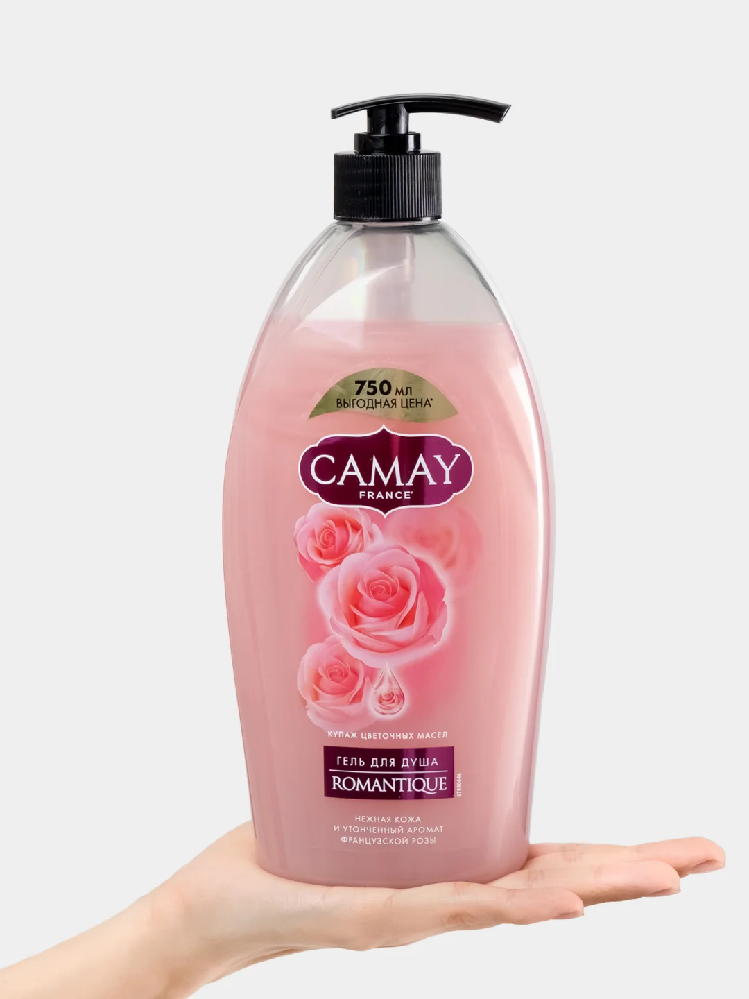 Гель для душа Romantique, CAMAY, 750 мл