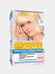 Стойкая крем-краска для волос LOreal Paris "Excellence", тон 03, русый пепельный, 192 мл
