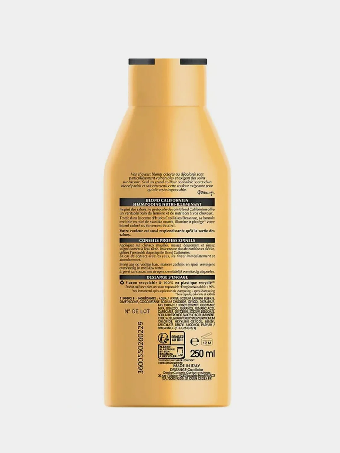 Шампунь для окрашенных волос LOreal Paris Dessange, 250 мл