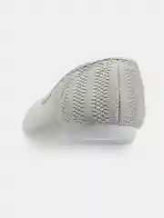 Серый металлик балетки женские мягкие в офис, на праздник, для школы