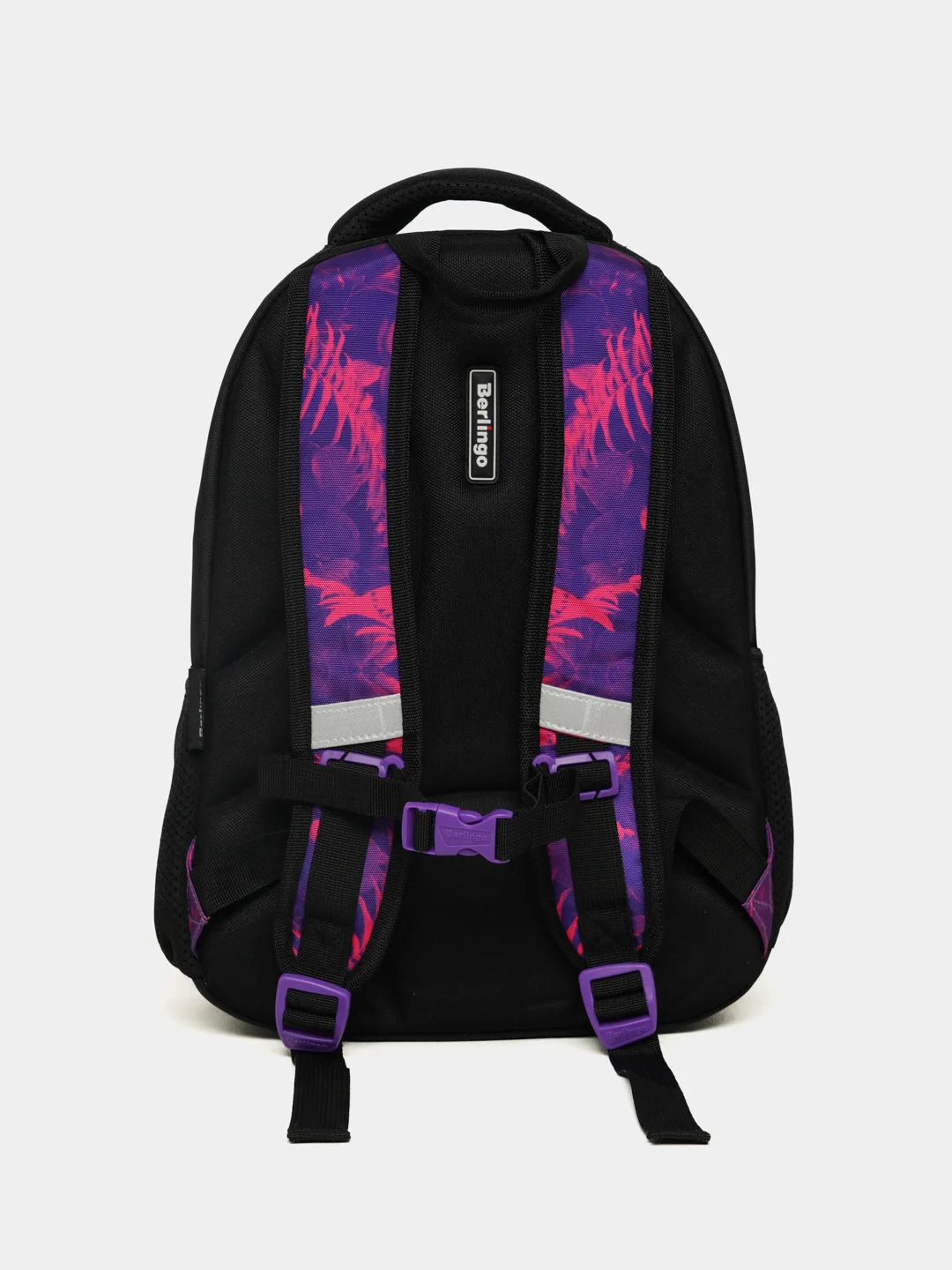Рюкзак школьный Berlingo Bliss "Flora neon" 40*29*19см, 3 отд-я, анатом. ЭВА спинка