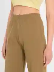 Золотистый хаки брюки женские