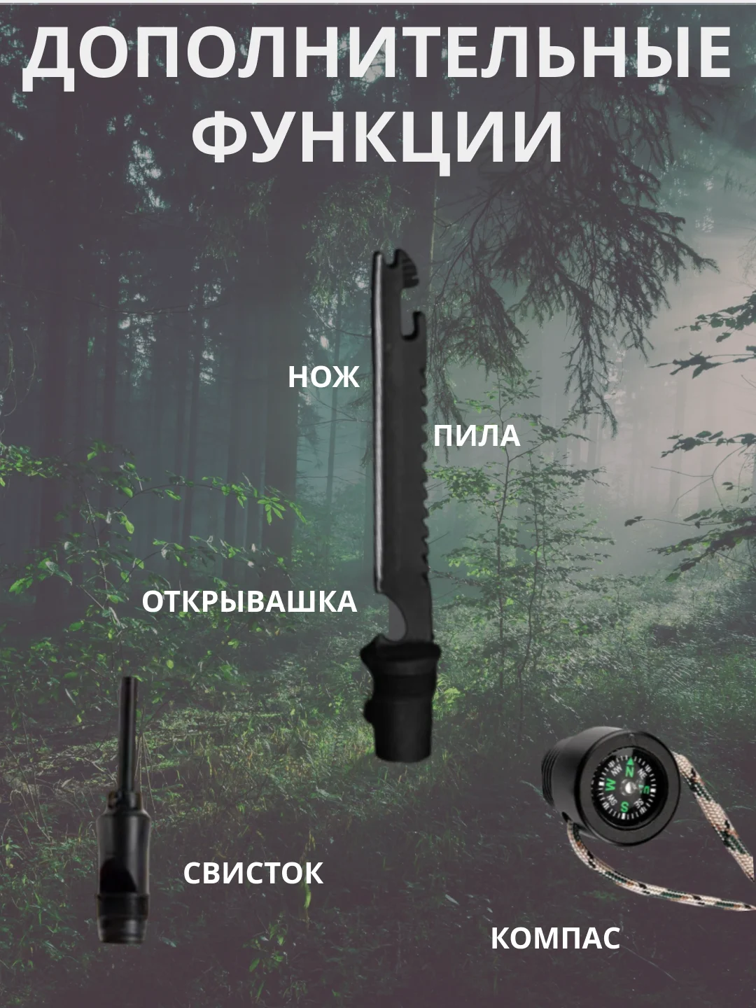 Черный лопата туристическая многофункциональная, мультитул, складная, саперная, штыковая