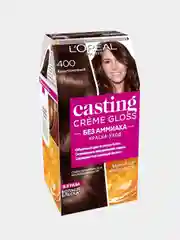 Стойкая краска-уход для волос LOreal Paris Casting Creme Gloss, тон 400 Каштановый, 180 мл