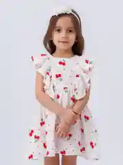 Кораллово-розовый платье-сарафан из муслина для девочки