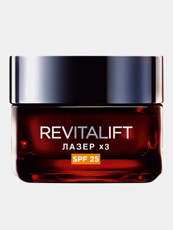 Антивозрастной дневной крем для лица Loreal Paris Revitalift против морщин, SPF 25, 50 мл