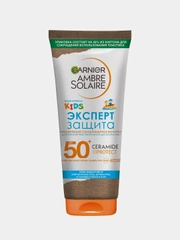 Детское молочко для тела SPF 50+ GARNIER Ambre Solaire Защита эксперт, водостойкое, 175 мл