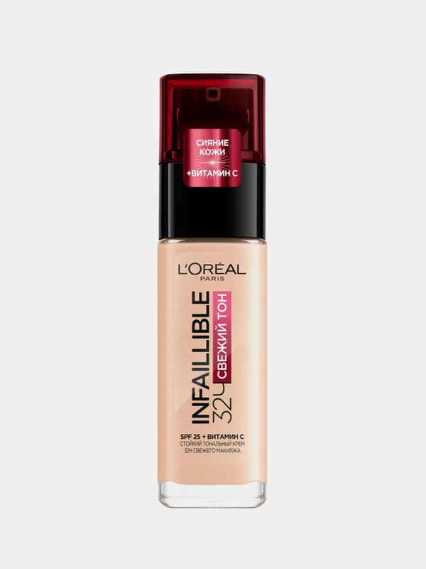 Тональный крем LOreal Paris Infaillible, тон 020, Ivory, 30 мл