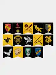 Harry Potter. Гирлянда поздравительная (гербы Хогвартса)