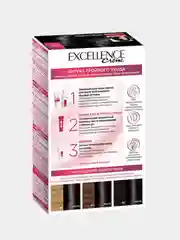 Стойкая крем-краска для волос LOreal Paris "Excellence", оттенок 1.00, Черный