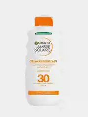 Солнцезащитное молочко для лица и тела с SPF-30 Garnier Ambre Solaire, 200 мл