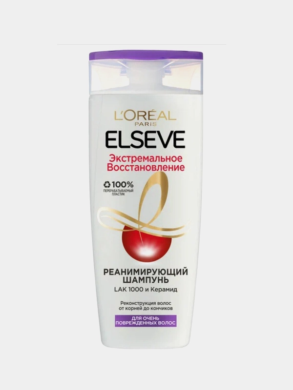 Шампунь для волос LOreal Paris Elseve "Экстремальное Восстановление", реанимирующий, 400мл