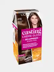 Стойкая краска-уход для волос LOreal Paris Casting Creme Gloss, тон 418 Пралине Мокко