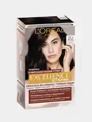 Крем-краска для волос LOreal Paris Excellence, тон 2U, очень темно-каштановый, 192 мл