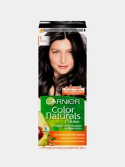 Стойкая крем-краска для волос GARNIER Color Naturals, тон 1 - черный, 110 мл