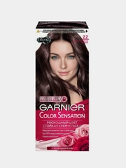 Крем-краска для волос Garnier "Color Sensation, Оникс", тон 2.2, перламутровый черный