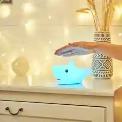 Силиконовый ночник REXANT Шарк, RGB