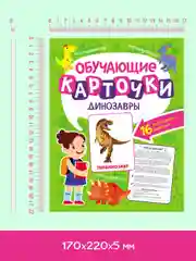 Зеленый карточки обучающие для детей двусторонние 16 шт., 170х265 мм. Проф-Пресс