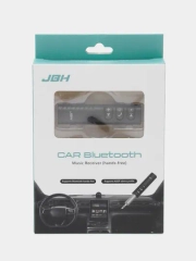 Блютуз ресивер JBH AUX BT-03, для авто, черный, автомобильный AUX ресивер Bluetooth