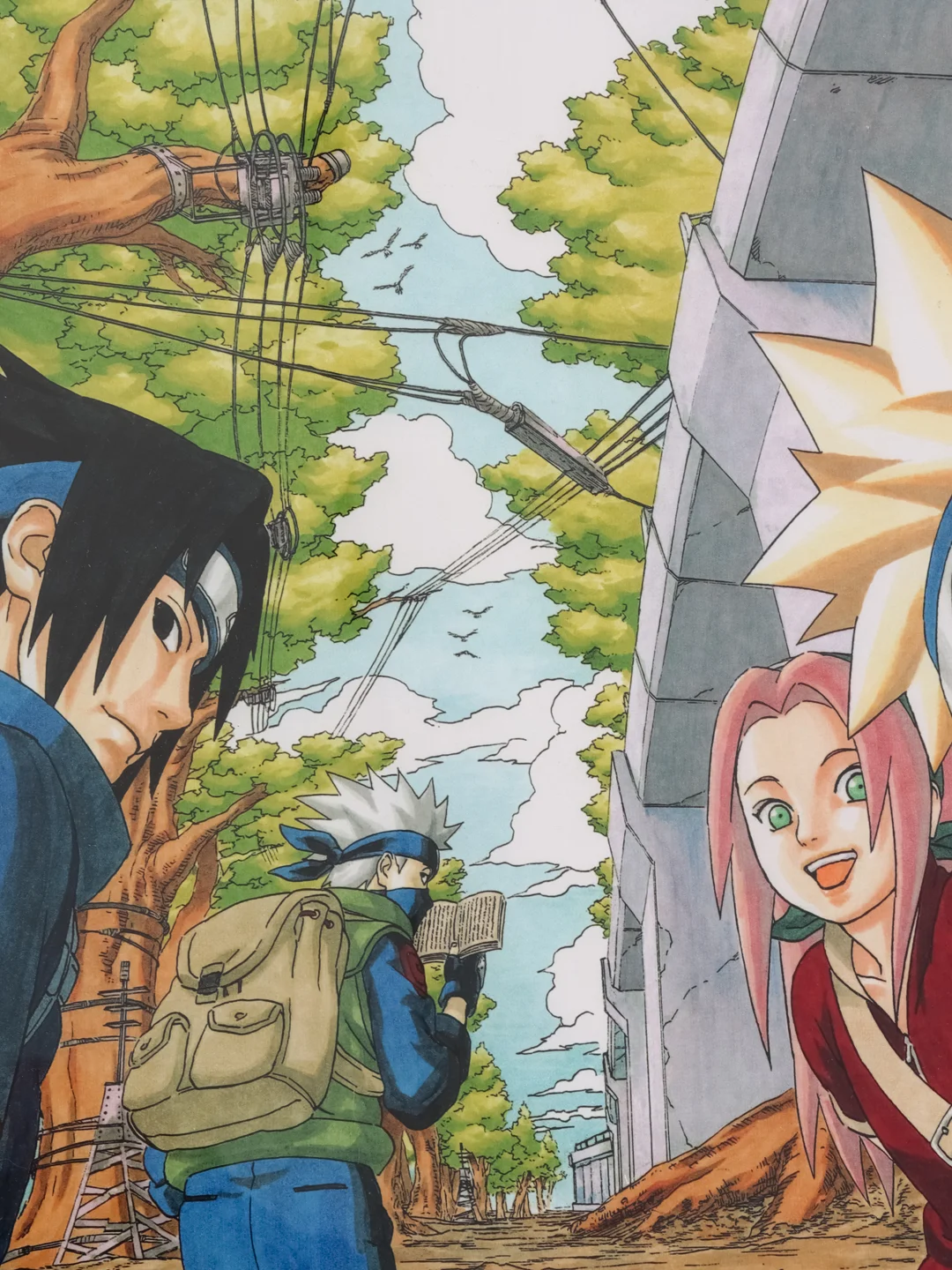 Зеленый плакаты Naruto (Наруто) А3