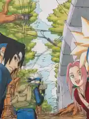 Зеленый плакаты Naruto (Наруто) А3