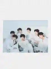 Зеленый плакаты K-POP BTS