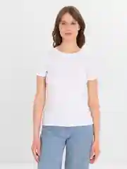 Белый футболка женская