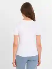 Белый футболка женская
