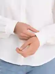 Белый рубашка женская, оверсайз, хлопок