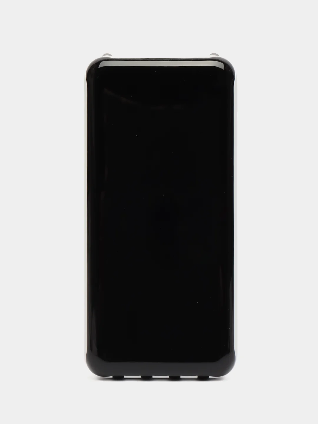 Белый внешний аккумулятор / Powerbank / повербанк с встроенными проводами 20000 мАч