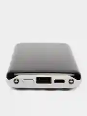Белый внешний аккумулятор / Powerbank / повербанк с встроенными проводами 20000 мАч