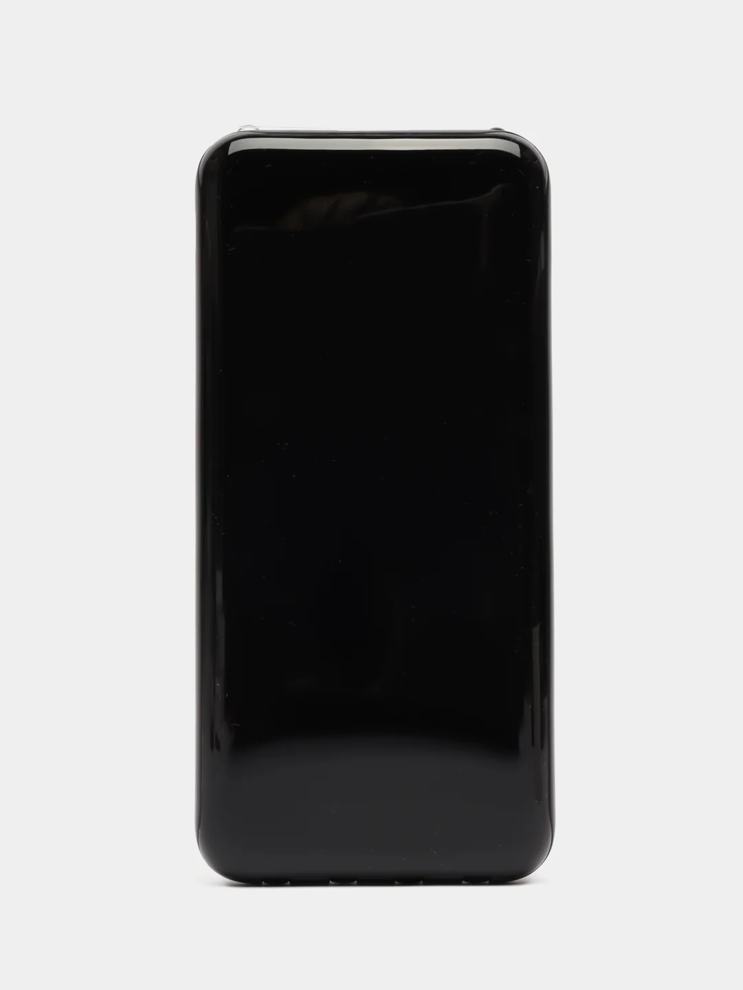 Черный внешний аккумулятор / Powerbank / повербанк с встроенными проводами 20000 мАч