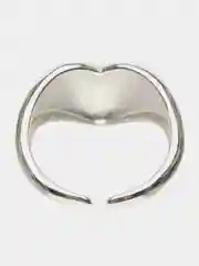 Серебряный кольцо "Love" в виде сердца