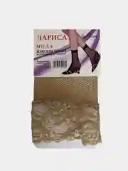 Бежевый носки сетка