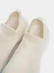 Кремовый кроссовки женские слипоны