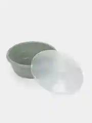 Серый таз пищевой с крышкой, миска салатница 10 л