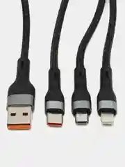 Зарядное устройство для телефона, блок зарядки с Type-C, 25W, кабель 3 в 1 в подарок