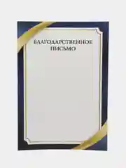 Синий меланж грамота. Диплом. Похвальный лист. Благодарность. Сертификат. Свидетельство Символика РФ РТ