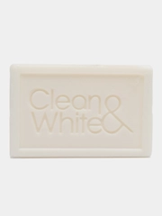Мыло хозяйственное пятновыводитель Clean&White, моющее, для стирки белых и цветных, 2 шт