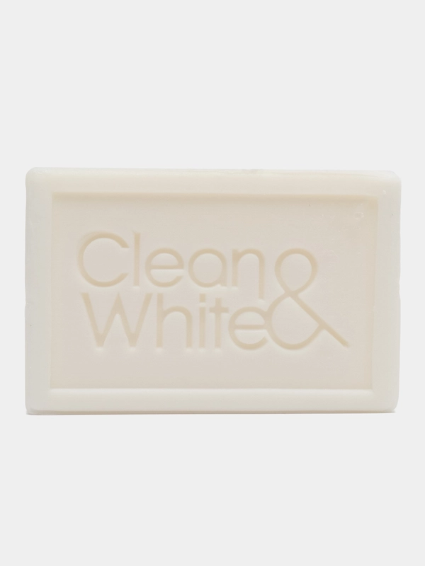 Мыло хозяйственное пятновыводитель Clean&White, моющее, для стирки белых и цветных, 2 шт