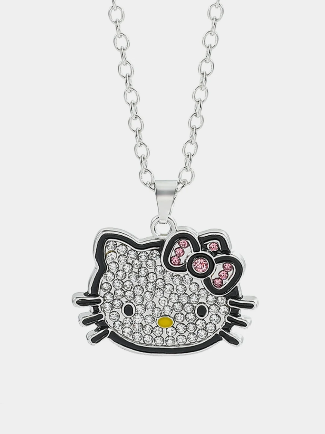 Подвеска детская на шею аниме Hello Kitty. Цепочка с подвеской женская. Куроми, Kuromi