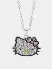 Подвеска детская на шею аниме Hello Kitty. Цепочка с подвеской женская. Куроми, Kuromi