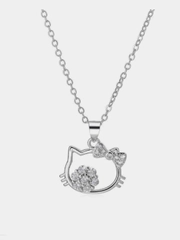 Подвеска детская на шею аниме Hello Kitty. Цепочка с подвеской женская. Куроми, Kuromi