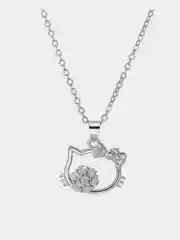 Подвеска детская на шею аниме Hello Kitty. Цепочка с подвеской женская. Куроми, Kuromi