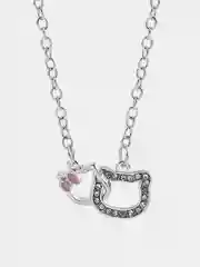 Подвеска детская на шею аниме Hello Kitty. Цепочка с подвеской женская. Куроми, Kuromi