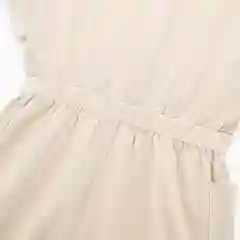 Комбинезон с короткими рукавами и карманами ,летний ,бежевый MARY SVE